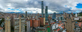 aerial view of downtown Bogota Colombia