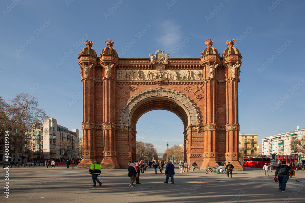 Arc de Triomf Barcelona Spain Arc de Triomf Barcelona Spain