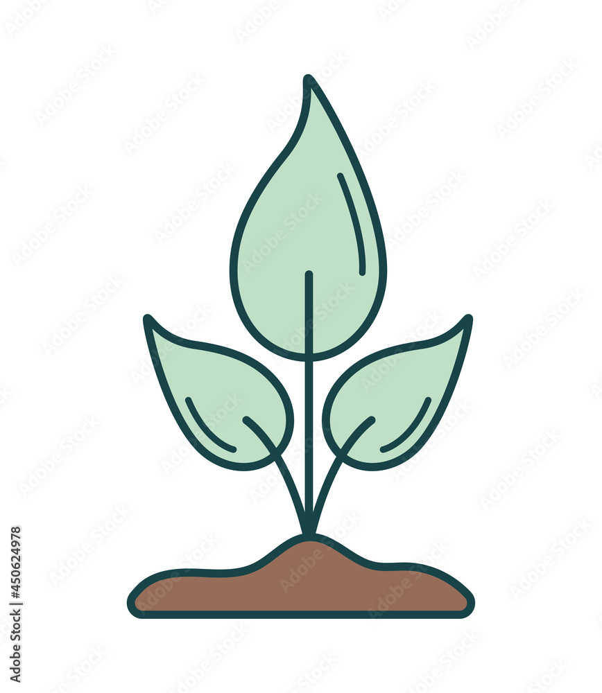 garden leaves icon