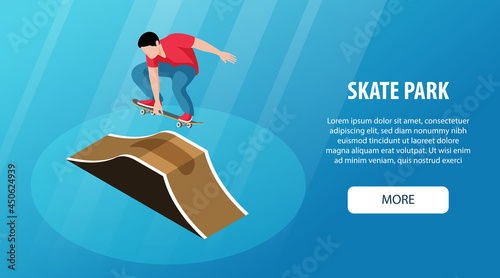 Skate Park Horizontal Banner