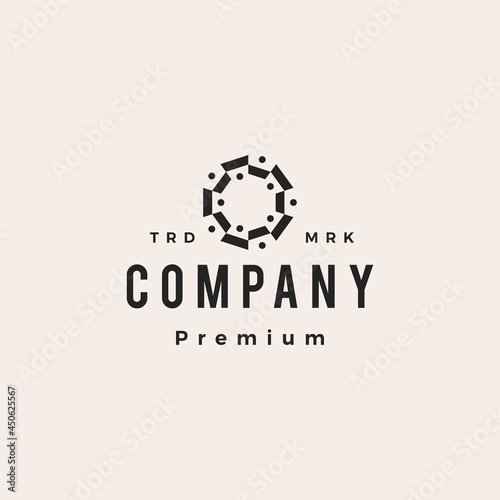 ten people family team group of 10 human hipster vintage logo vector icon illustration
