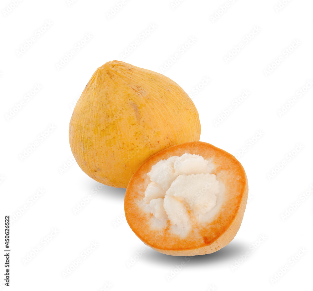 Santol isolated on white background Santol isolated on white background