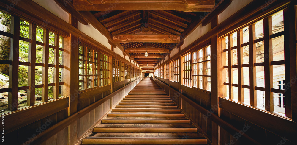 和風の長い階段 永平寺 Stock Photo Adobe Stock
