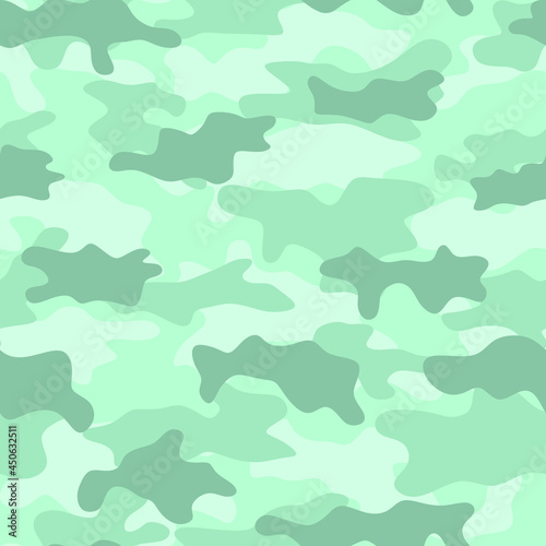 Seamless light camouflage. Hunting pattern. Vector.