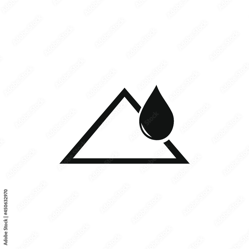 a mountain with water drops next to it a mountain with water drops next to it