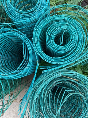 mesh for fencing the territory.  rolls