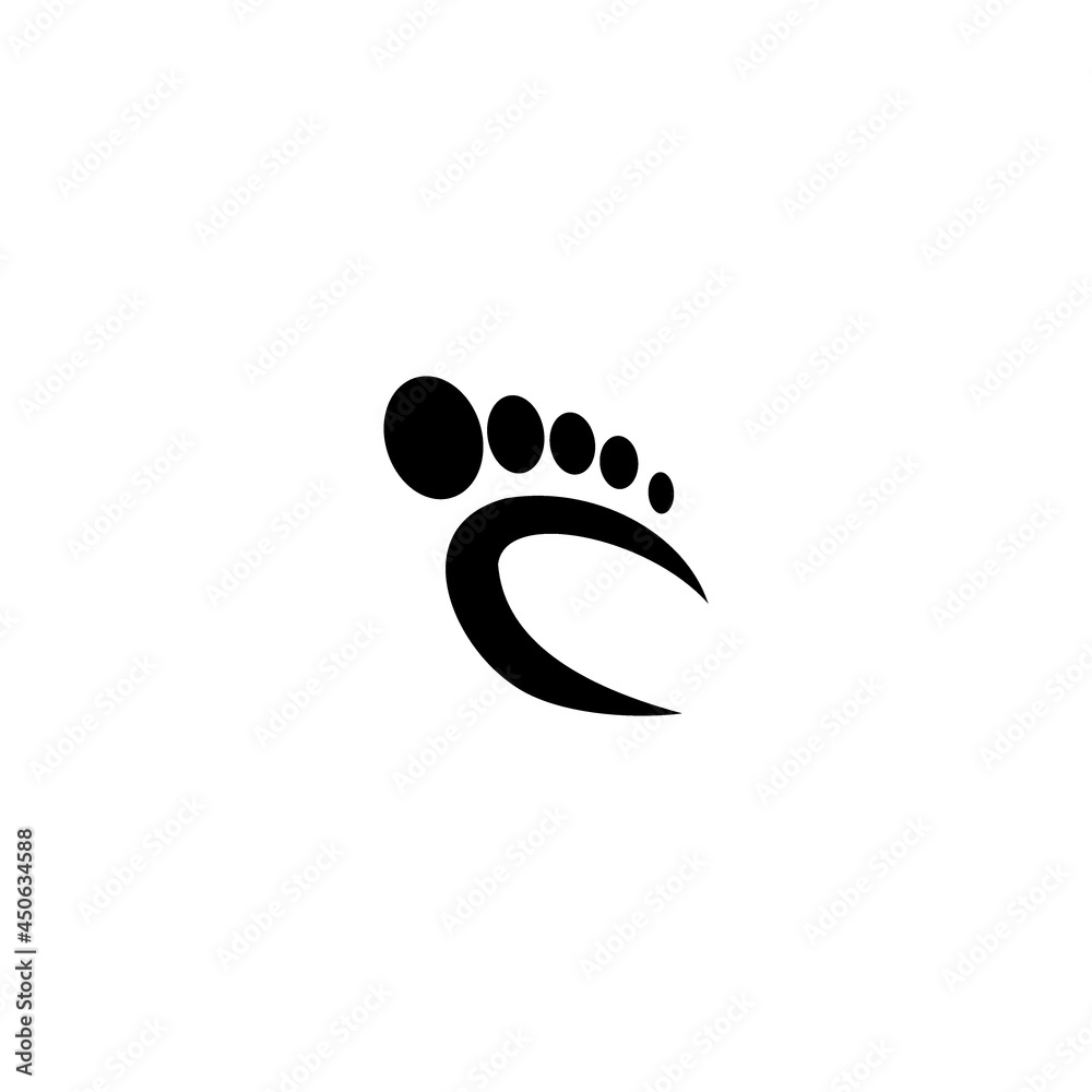 Foot and care icon logo template Foot and healthcare Foot and care icon logo template Foot and healthcare