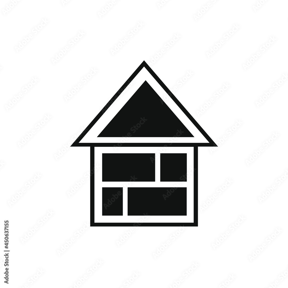 vector image of a house