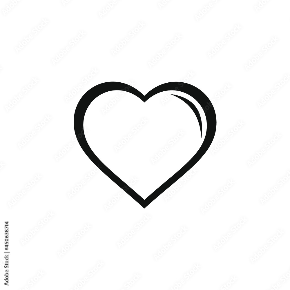 love icon vector image