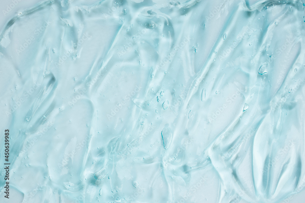 Gel serum texture with transparent on white background by focused on microscope Gel serum texture with transparent on white background by focused on microscope