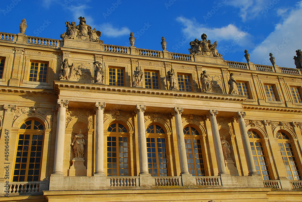 Versailles, Paris, View of the Palace from the Garden