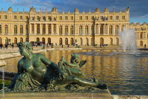 Versailles, Paris, View of the Palace from the Parterre d'Eau