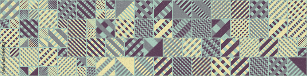 Abstract Geometric Pattern generative computational art illustration