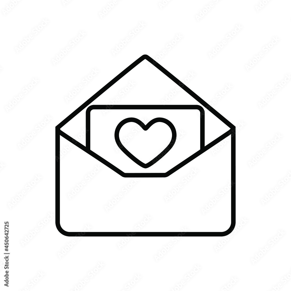 Email vector icon. Mail illustration symbol. post sign or logo.