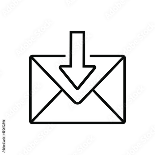 Email vector icon. Mail illustration symbol. post sign or logo.
