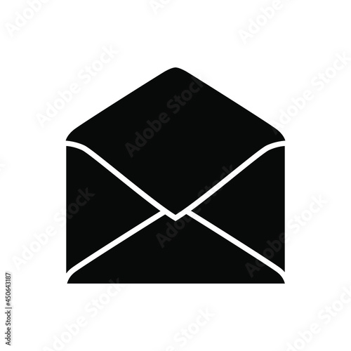 Email vector icon. Mail illustration symbol. post sign or logo.