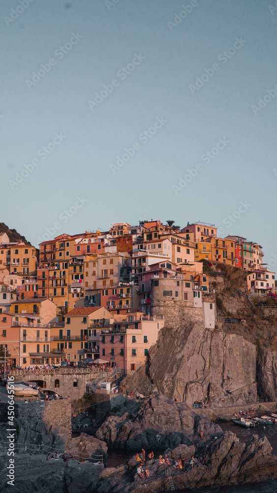 Atardecer en Cinque Terre, La Spezia, Italia