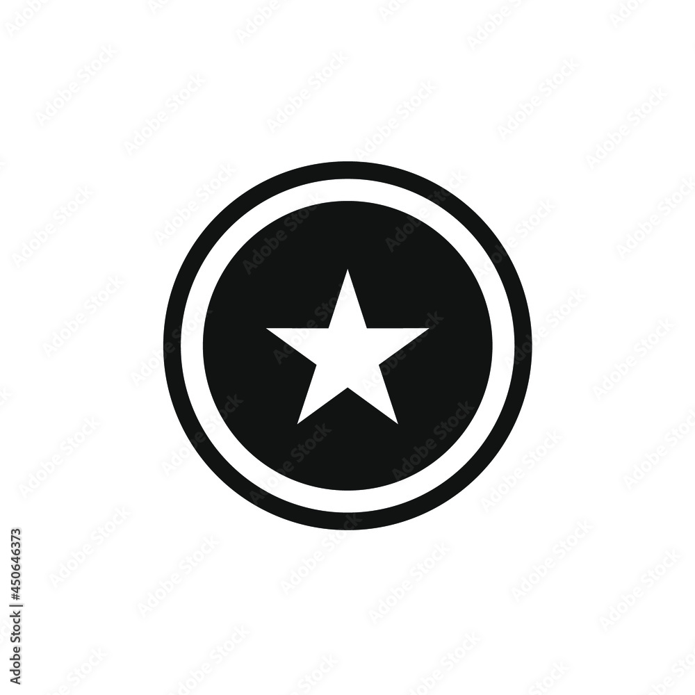 image of a star in a circle