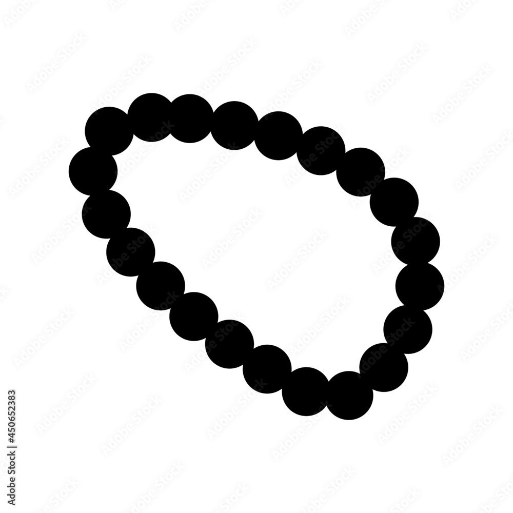 Obraz premium tasbih icon or logo isolated sign symbol vector illustration - high quality black style vector icons 