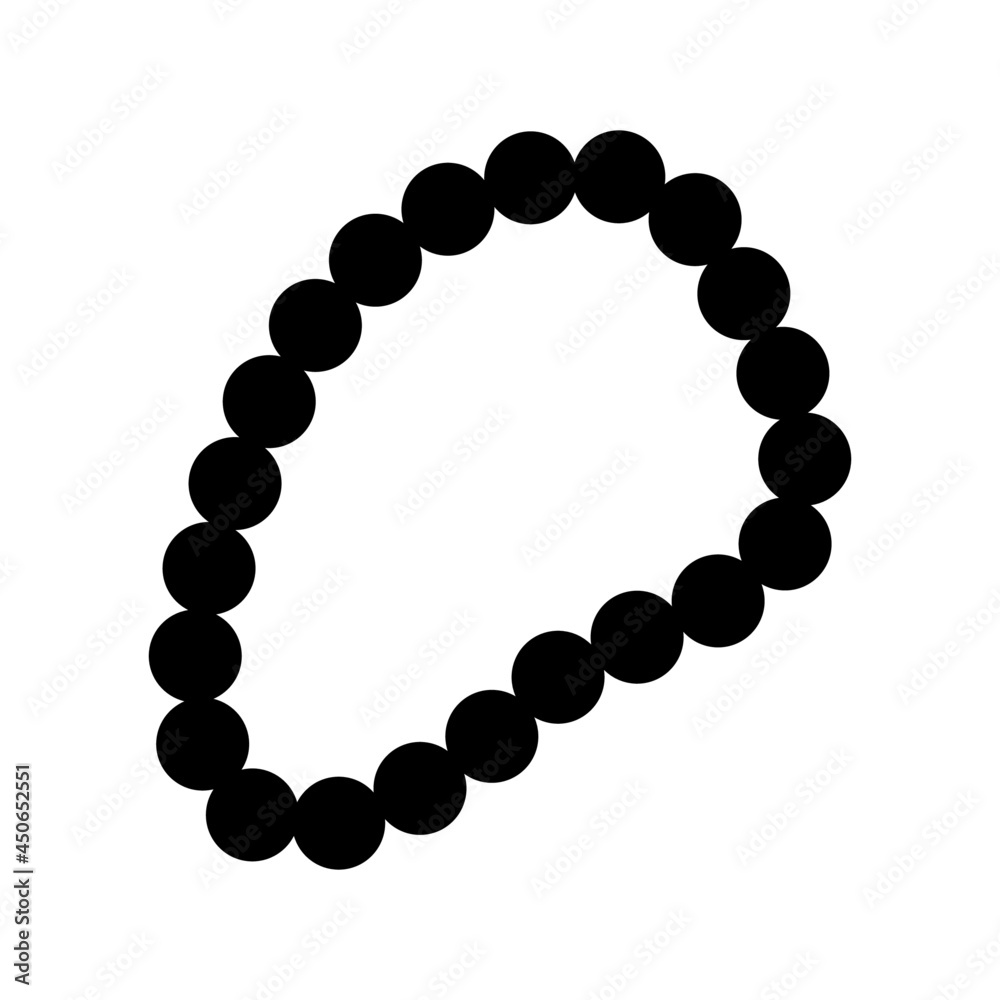 Obraz premium tasbih icon or logo isolated sign symbol vector illustration - high quality black style vector icons