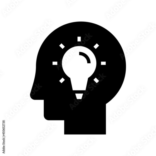 thinker icon or logo isolated sign symbol vector illustration - high quality black style vector icons
