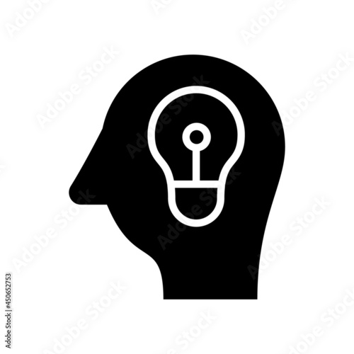 thinker icon or logo isolated sign symbol vector illustration - high quality black style vector icons
