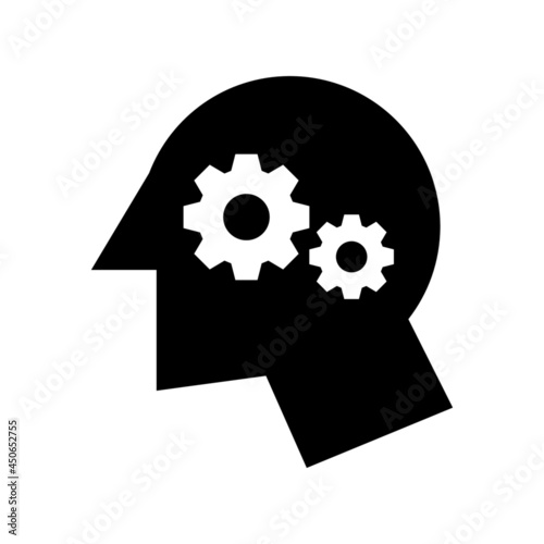 thinker icon or logo isolated sign symbol vector illustration - high quality black style vector icons
