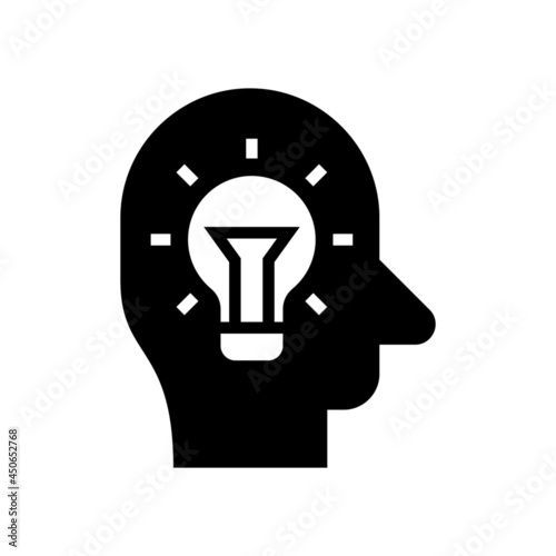 thinker icon or logo isolated sign symbol vector illustration - high quality black style vector icons
