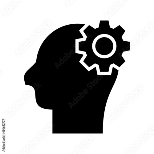 thinker icon or logo isolated sign symbol vector illustration - high quality black style vector icons
