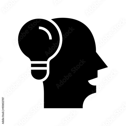 thinker icon or logo isolated sign symbol vector illustration - high quality black style vector icons
