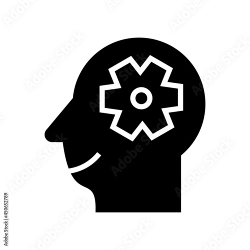 thinker icon or logo isolated sign symbol vector illustration - high quality black style vector icons
