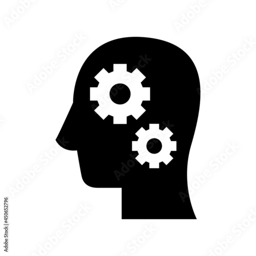 thinker icon or logo isolated sign symbol vector illustration - high quality black style vector icons
