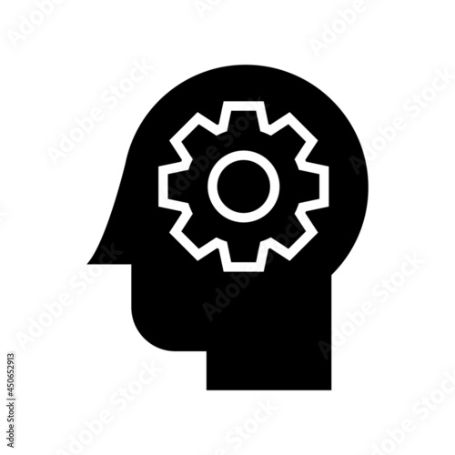thinker icon or logo isolated sign symbol vector illustration - high quality black style vector icons

