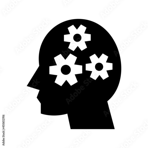 thinker icon or logo isolated sign symbol vector illustration - high quality black style vector icons
