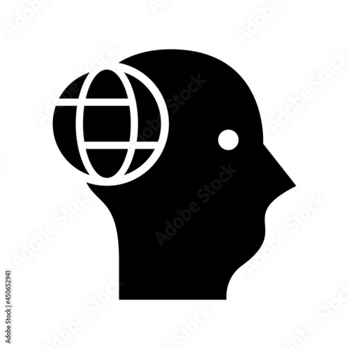 thinker icon or logo isolated sign symbol vector illustration - high quality black style vector icons

