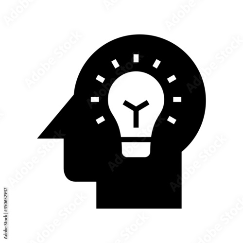 thinker icon or logo isolated sign symbol vector illustration - high quality black style vector icons
