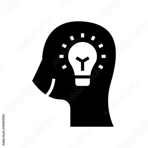 thinker icon or logo isolated sign symbol vector illustration - high quality black style vector icons
