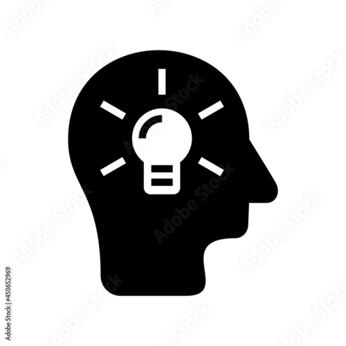thinker icon or logo isolated sign symbol vector illustration - high quality black style vector icons
