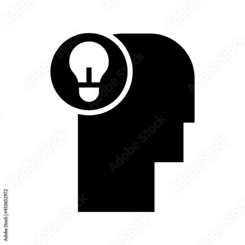 thinker icon or logo isolated sign symbol vector illustration - high quality black style vector icons
