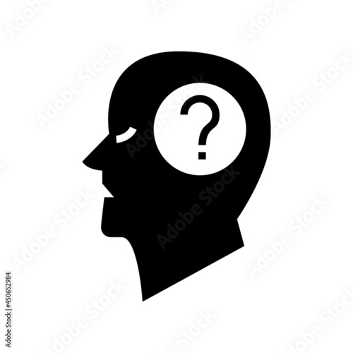 thinker icon or logo isolated sign symbol vector illustration - high quality black style vector icons
