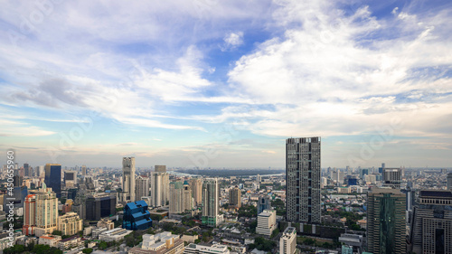 Metropolitan Bangkok City downtown cityscape urban skyline  Thailand - Cityscape Bangkok city Thailand