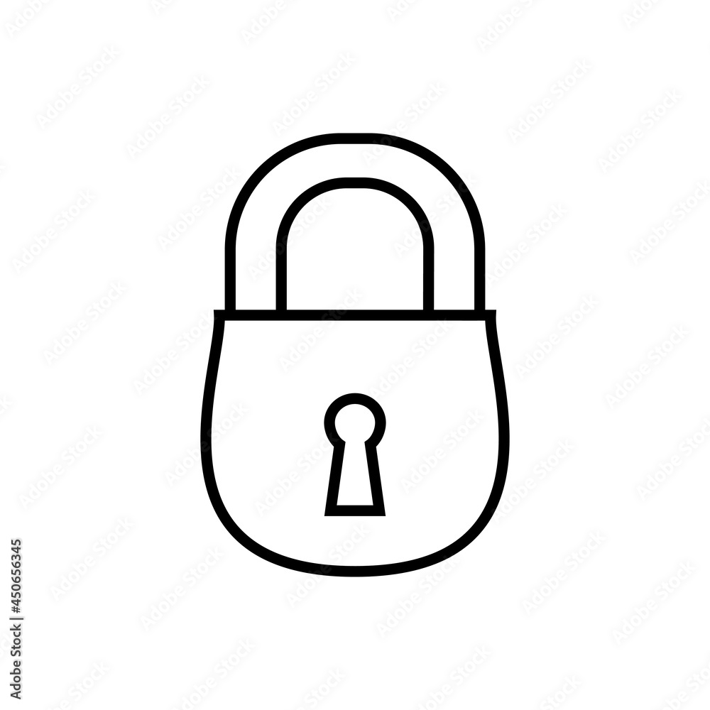 Lock icon vector set . Close illustration sign collection. Lock icon vector set . Close illustration sign collection.