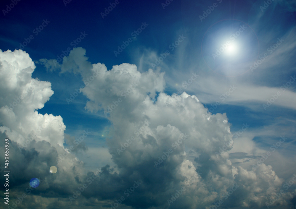 Fototapeta premium Cloudy sky background