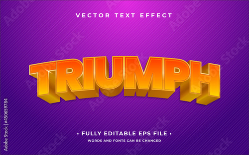 Triumph Text Effect