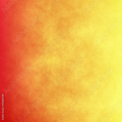 Gradient color yellow and orange paper. Sky and cloud background. 
