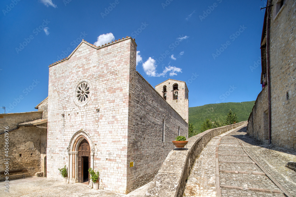 Vallo di Nera, Umbria, Italy, Church of Santa Maria, 