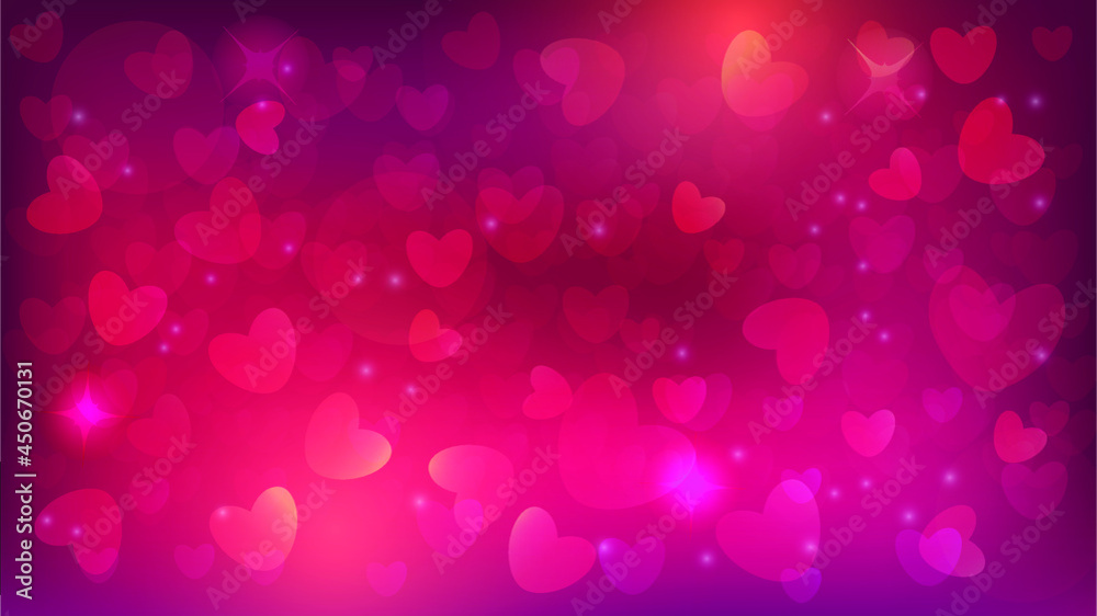 Hearts. Valentine's Day abstract background with hearts. Vector Hearts. Valentine's Day abstract background with hearts. Vector
