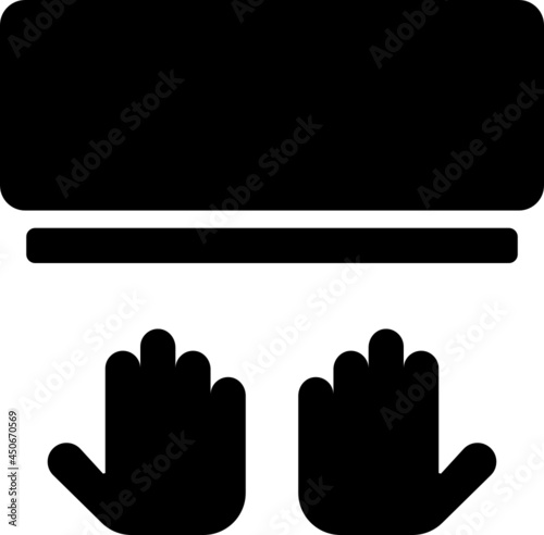 hand dryer icon