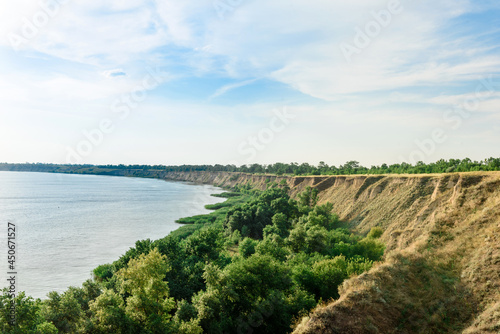 Wallpaper Mural Picturesque slope of the sea coast on a warm summer day Torontodigital.ca