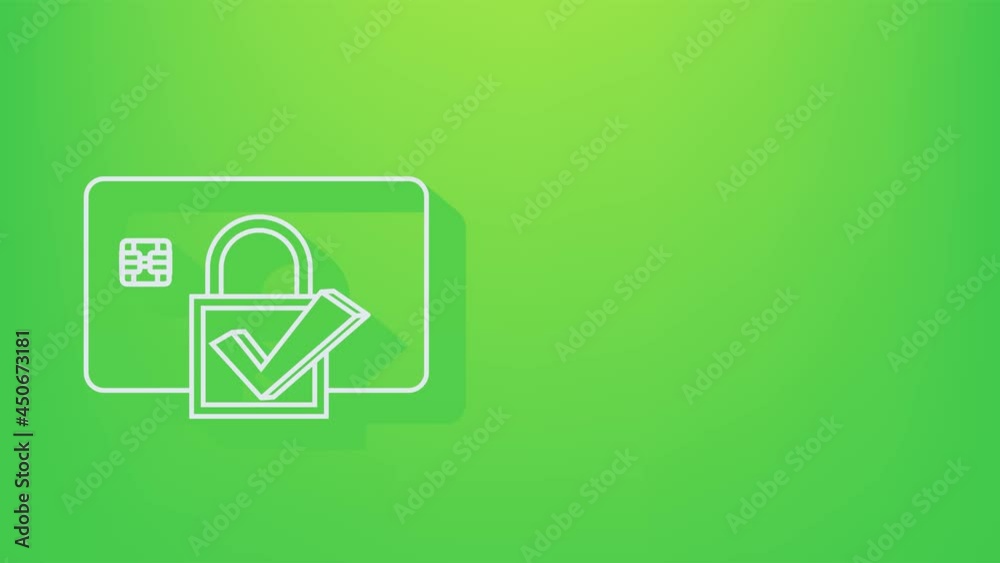 Secure credit card transaction. Payment protection concepts, Secure payment. Motion graphics. Secure credit card transaction. Payment protection concepts, Secure payment. Motion graphics.